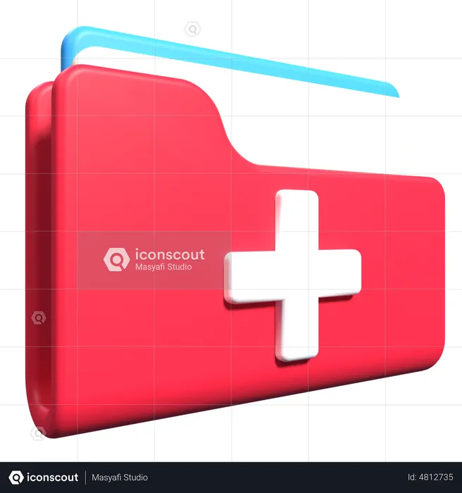 Carpeta medica  3D Icon