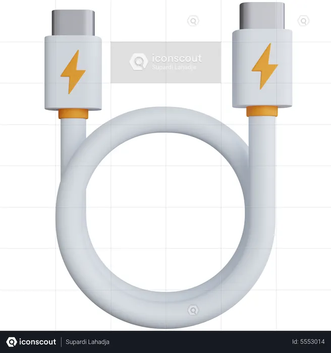 Carregador de celular  3D Icon