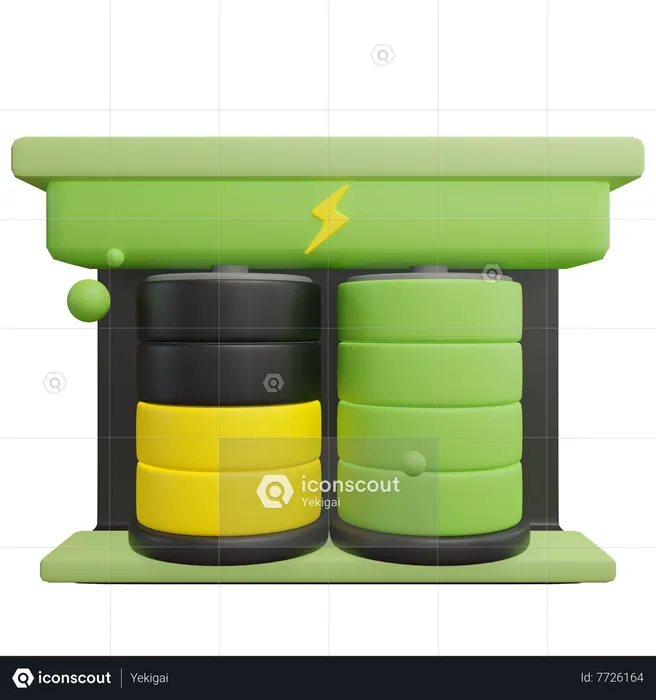Carregamento da bateria  3D Icon