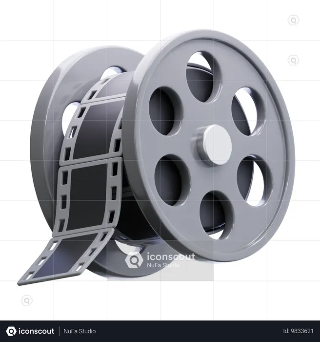 Carrete de película  3D Icon