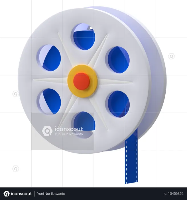 Carrete de película  3D Icon