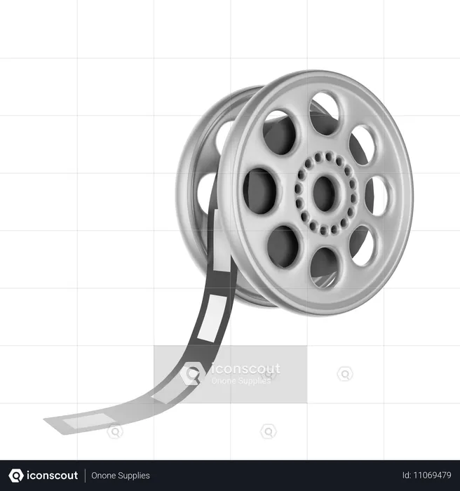 Carrete de película  3D Icon