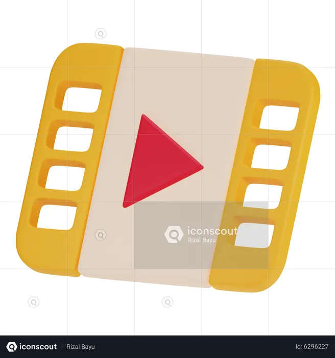 Carrete de película  3D Icon