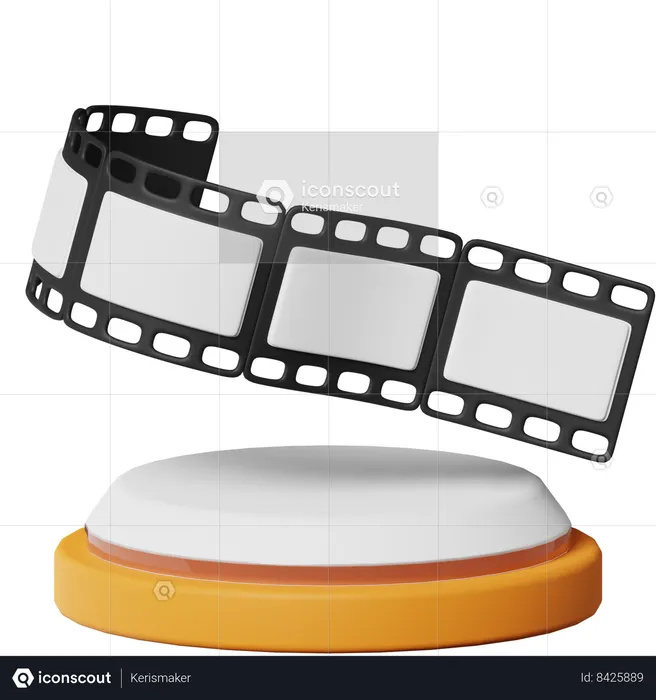 Rolo de filme  3D Icon