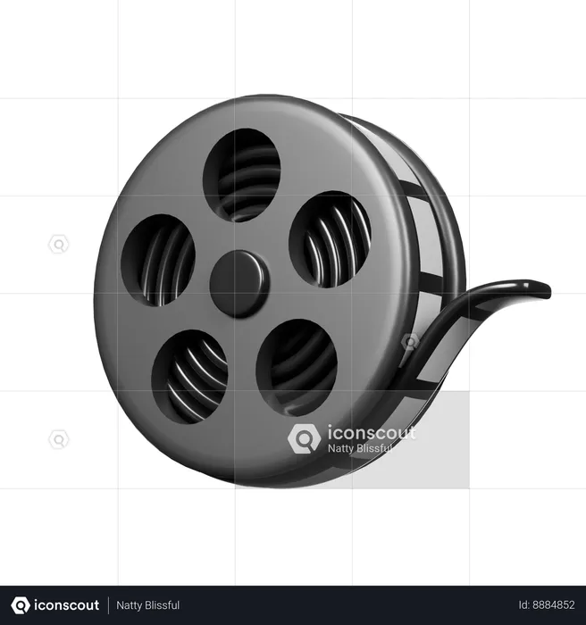 Rolo de filme  3D Icon