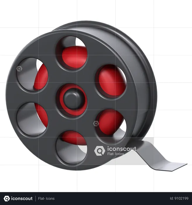 Rolo de filme  3D Icon