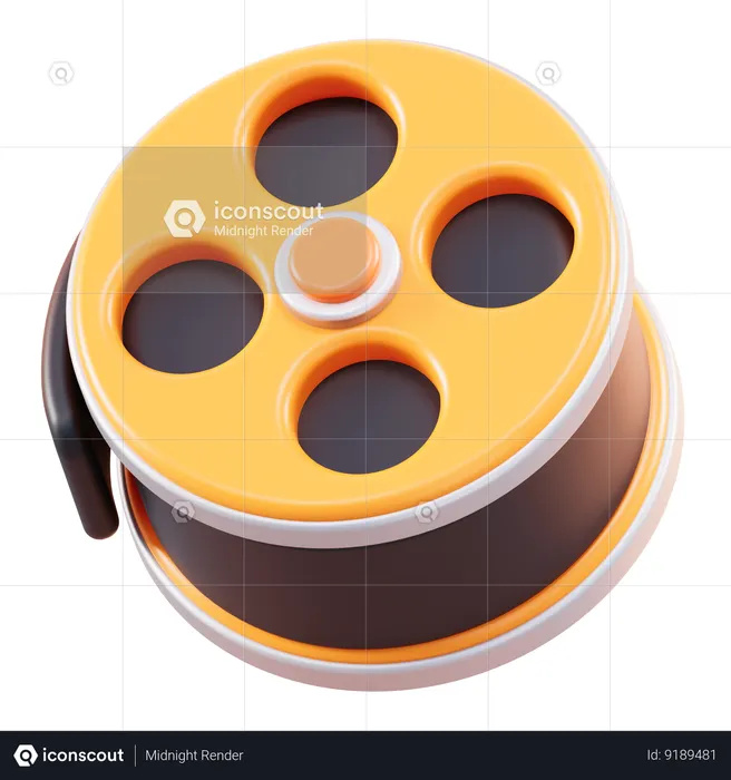 Rolo de filme  3D Icon