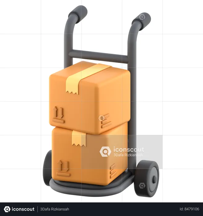 Carretilla de mano  3D Icon