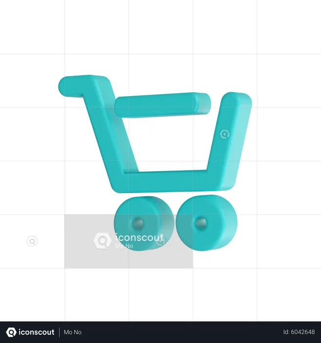 Carrinho de compras  3D Icon