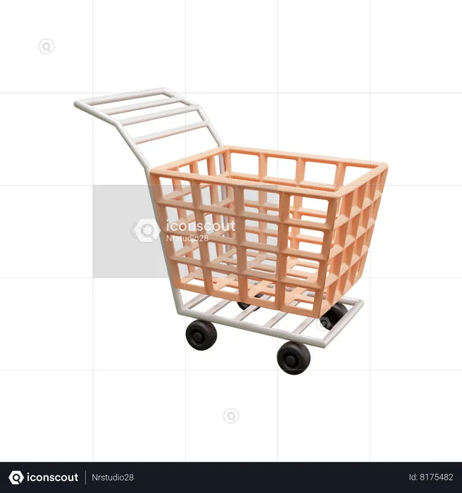 Carro de la compra  3D Icon