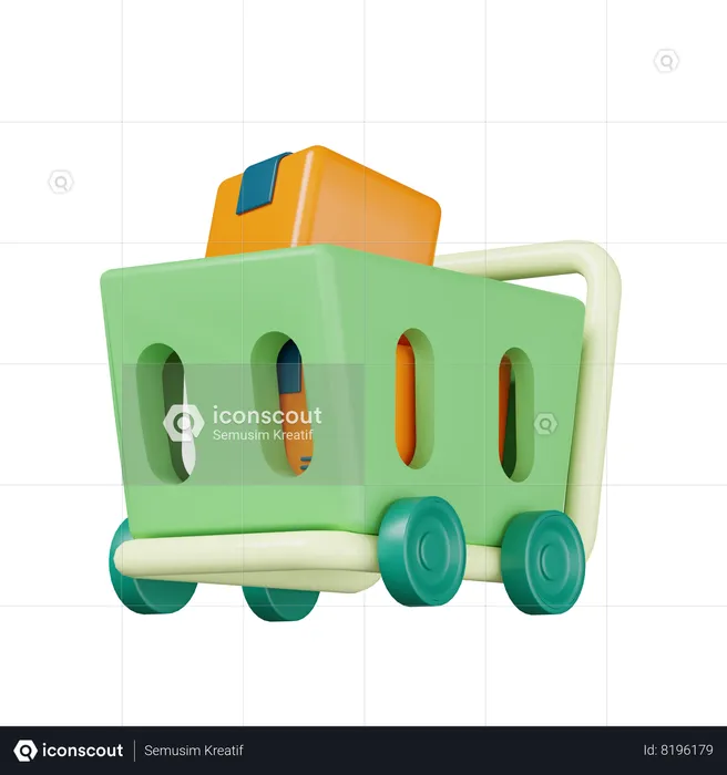 Carro de la compra  3D Icon