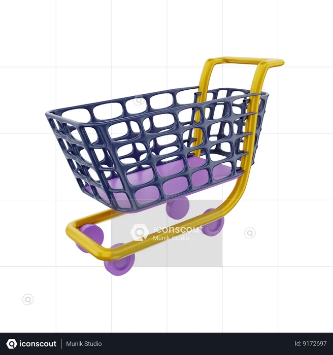 Carro de la compra  3D Icon