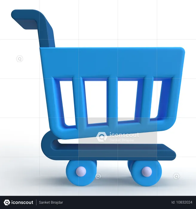 Carro de la compra  3D Icon