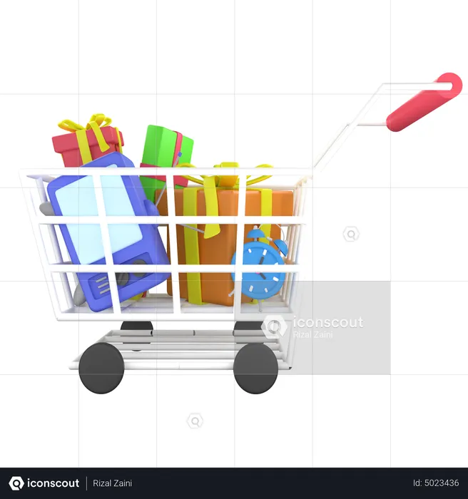 Carro de la compra  3D Icon