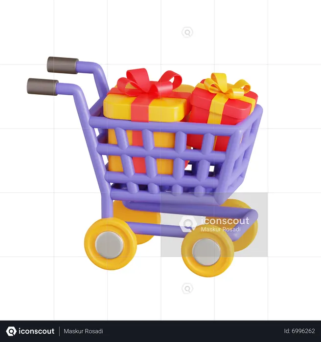 Carro de la compra  3D Icon