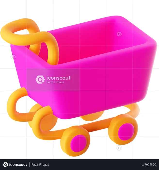 Carro de la compra  3D Icon