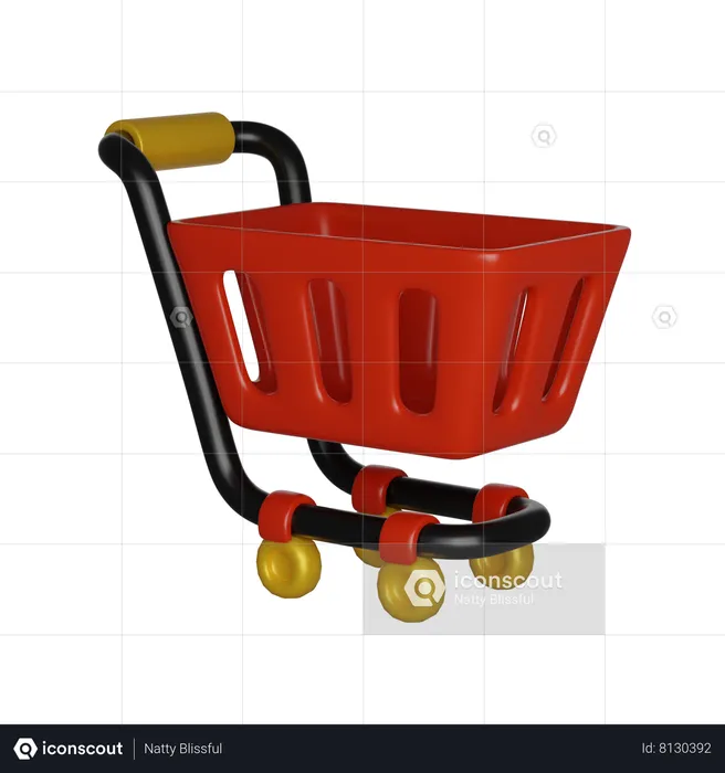 Carro de la compra  3D Icon