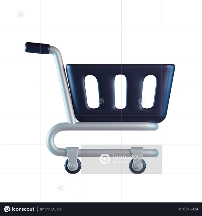 Carrito de compras vacio  3D Icon