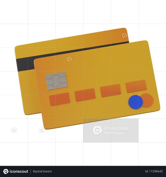 Tarjeta de credito  3D Icon