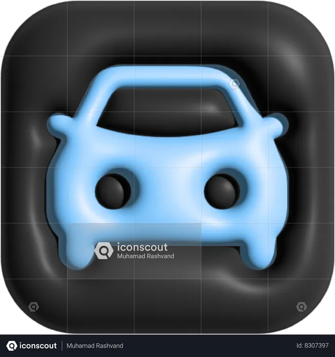 Carro  3D Icon