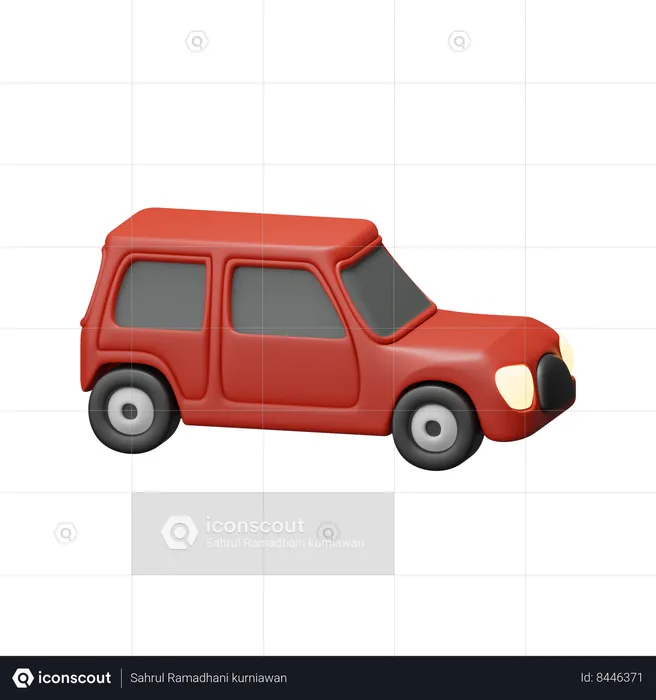 Carro  3D Icon