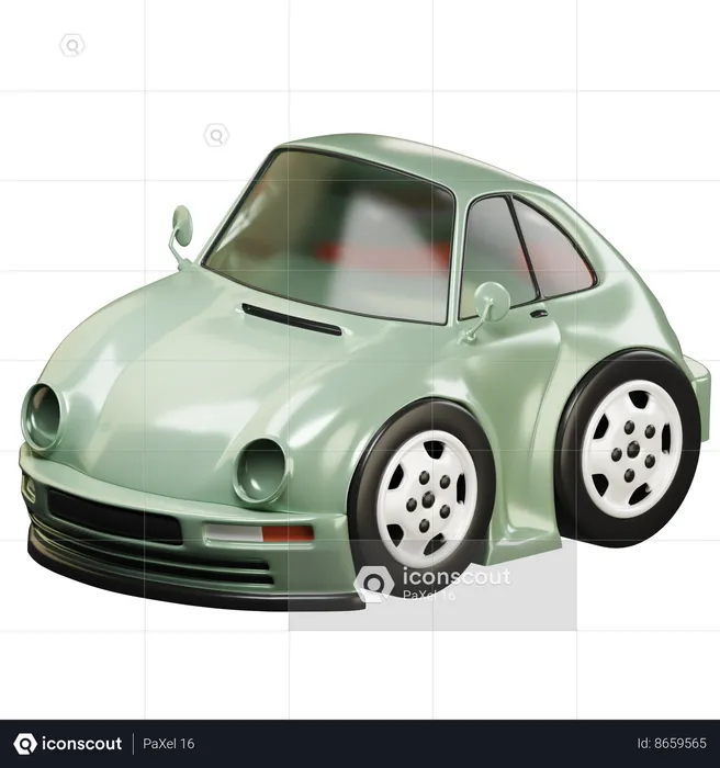 Carro  3D Icon