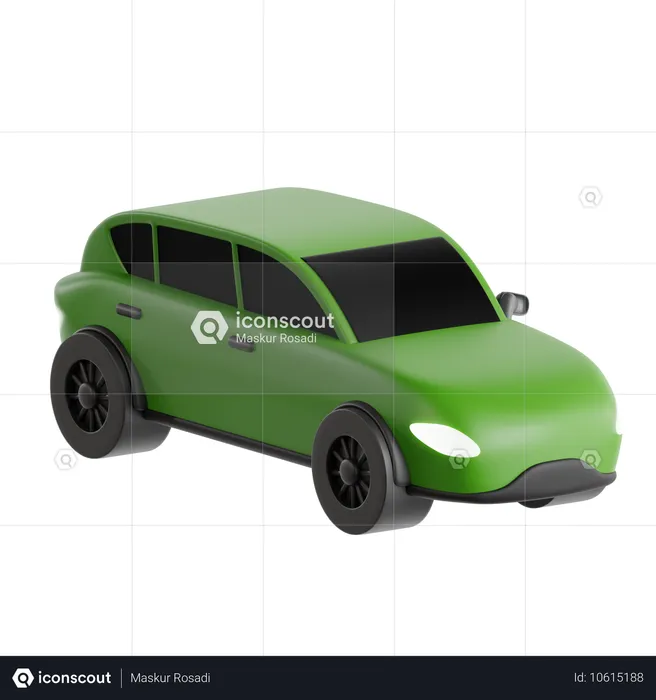 Carro  3D Icon