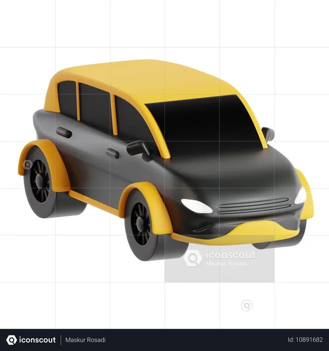 Carro  3D Icon