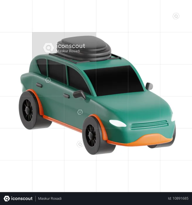 Carro  3D Icon