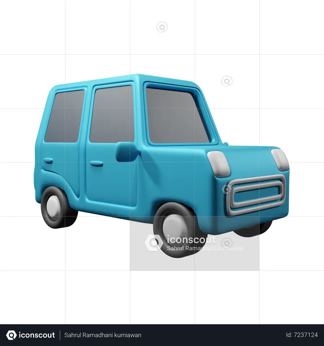 Carro  3D Icon