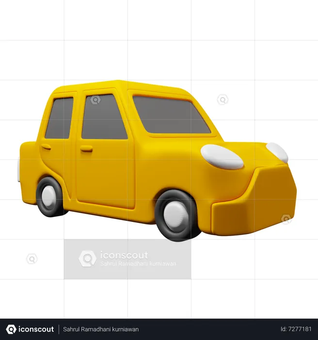 Carro  3D Icon