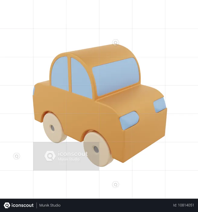 Brinquedo de carro  3D Icon