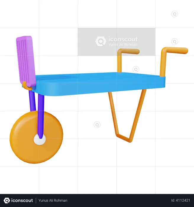 Carro de carga  3D Icon