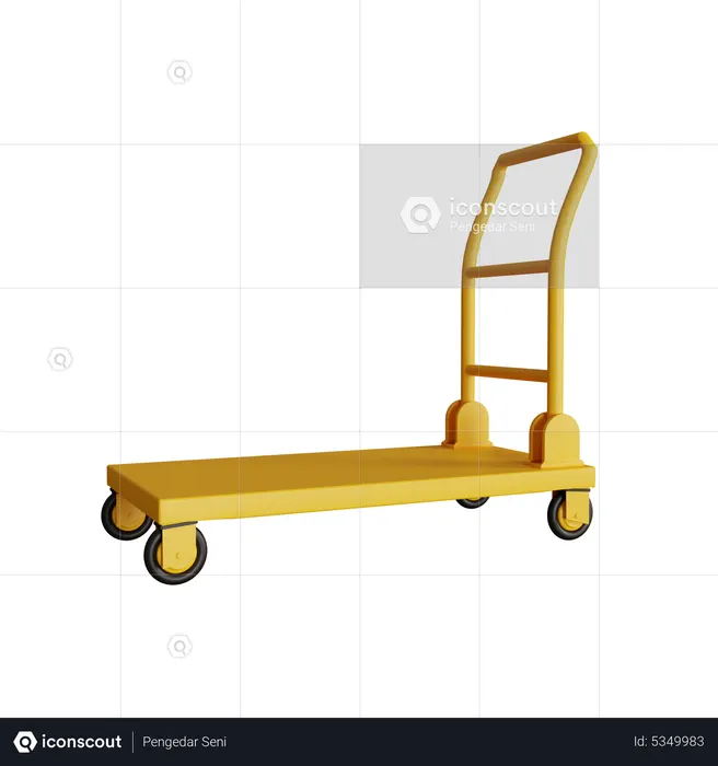 Carro de carga  3D Icon