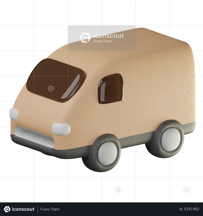 Carro de entrega  3D Icon