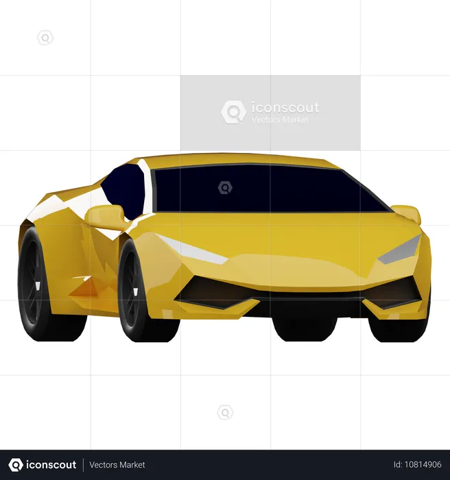 CARRO LAMBORGHINI  3D Icon