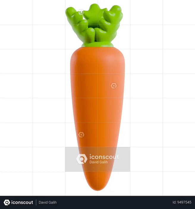 Carrot  3D Icon