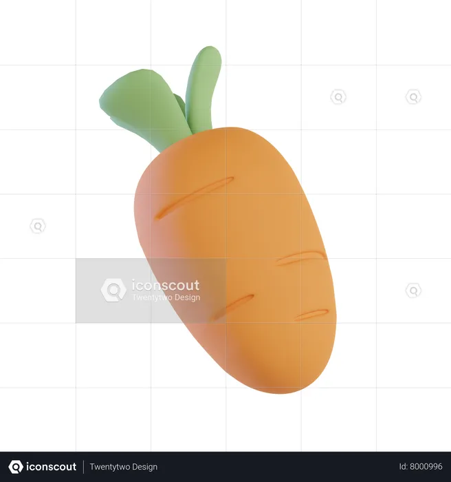 Carrot  3D Icon