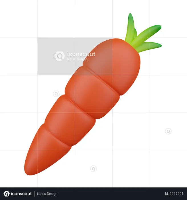 Carrot  3D Icon