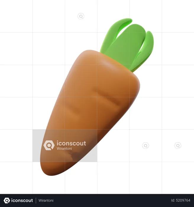 Carrot  3D Icon