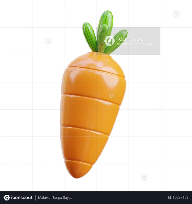 Carrot  3D Icon