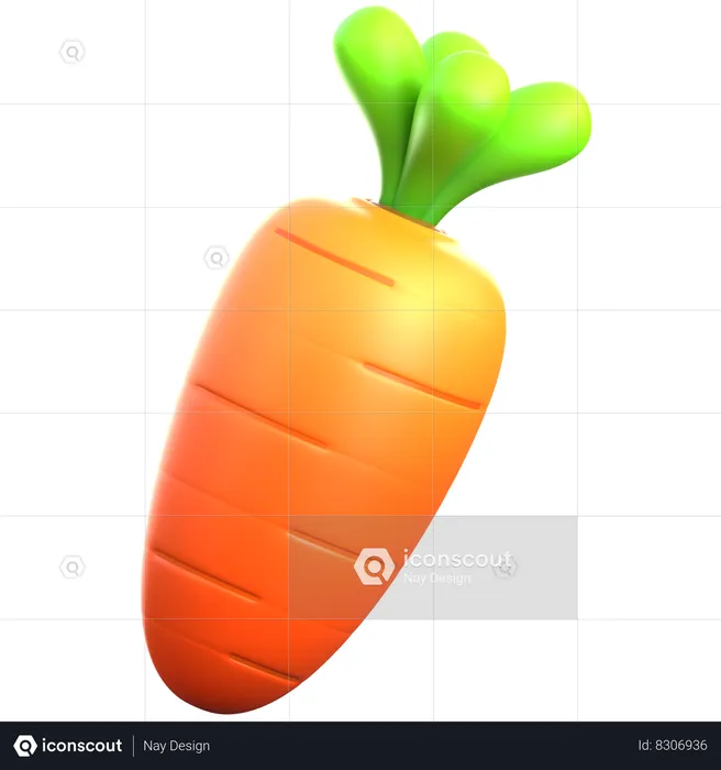 Carrot  3D Icon