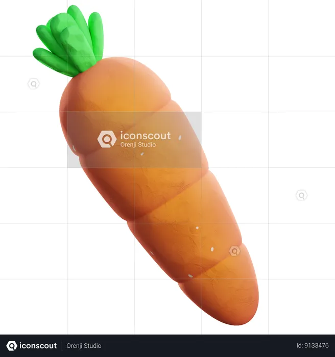 Carrot  3D Icon