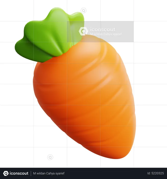 Carrot  3D Icon