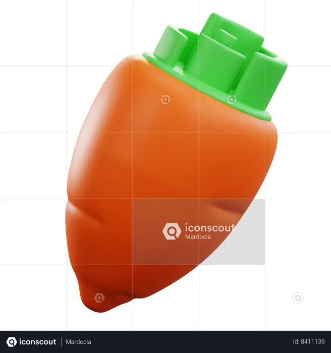 Carrot  3D Icon