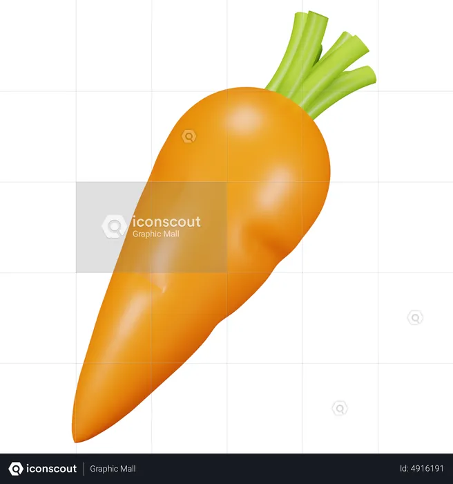 Carrot  3D Icon