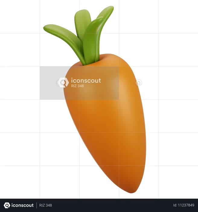 Carrot  3D Icon