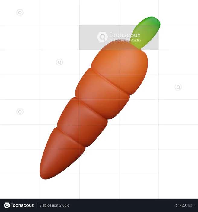 Carrot  3D Icon