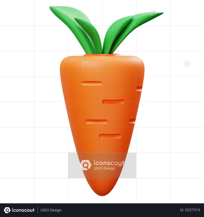 Carrot  3D Icon