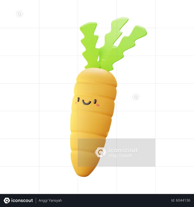 Carrot  3D Icon